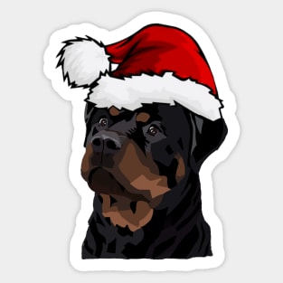 Rottweiler woofmas Sticker